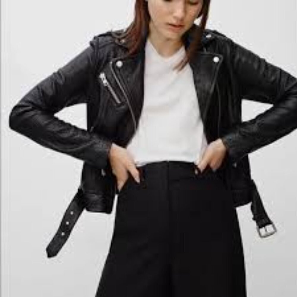 Mackage  Women's Moto Leather Jacket Size S